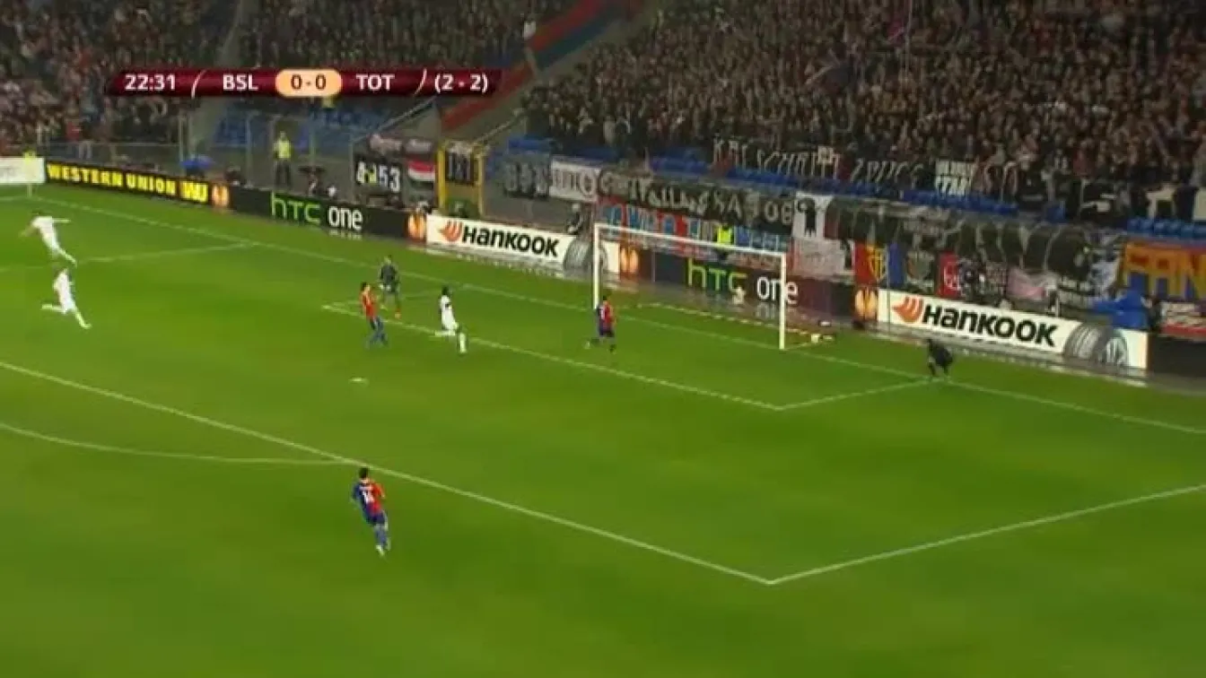 Базел - Тотнъм 0:1, Демпси (23)