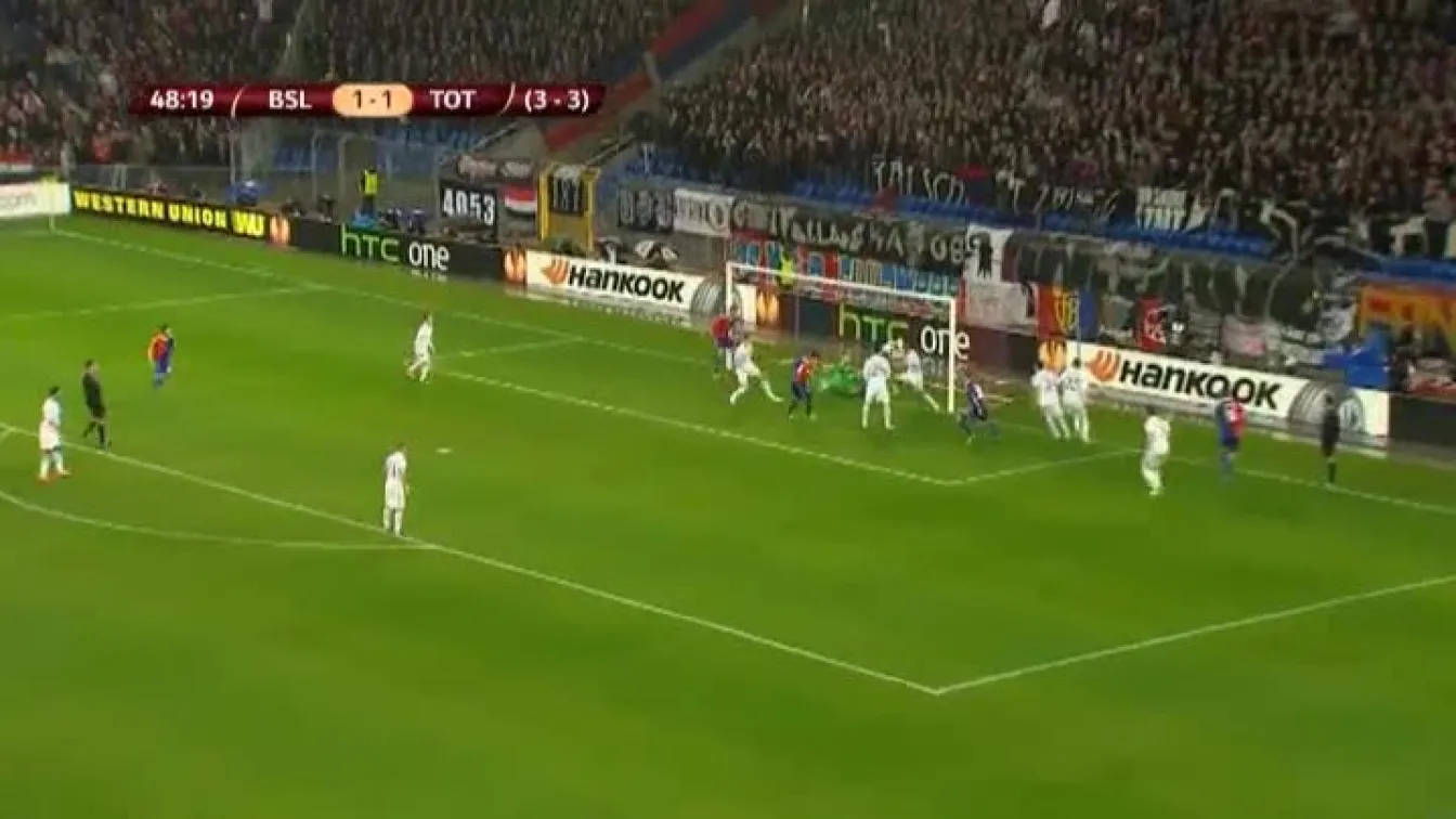 Базел - Тотнъм 2:1, Драгович (49)