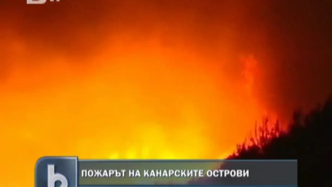Пожарът на Канарските острови