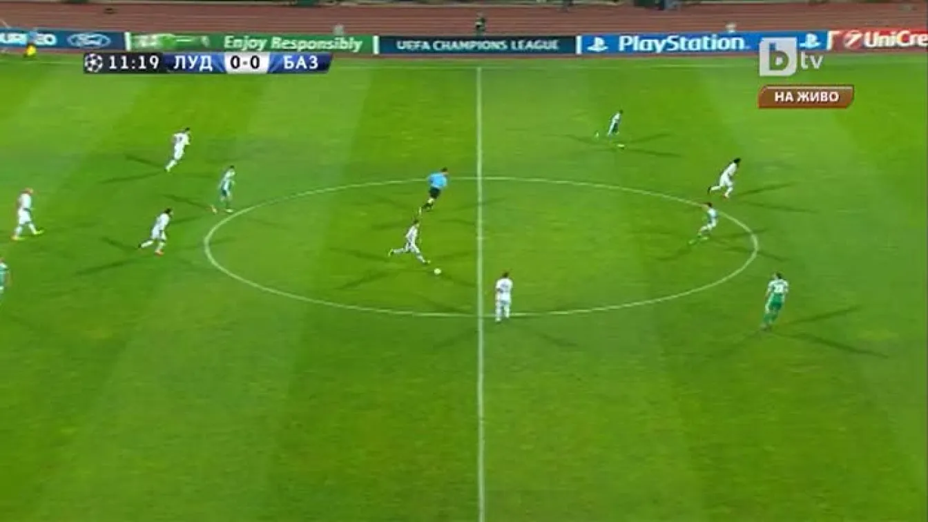 Лудогорец - Базел 0:1, Салах (12)