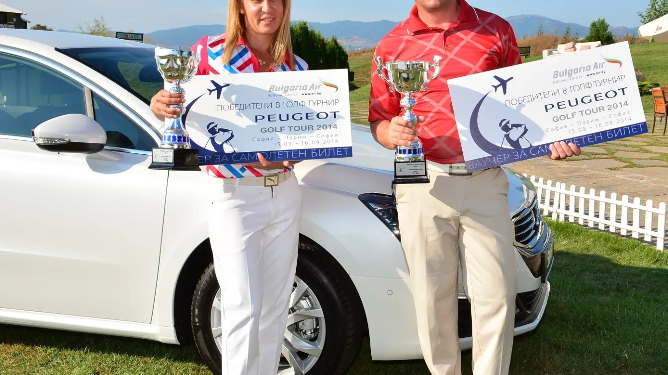 Петър Стратиев и Мирослава Михайлова ще представят България на Peugeot Golf Tour International(ВИДЕО)