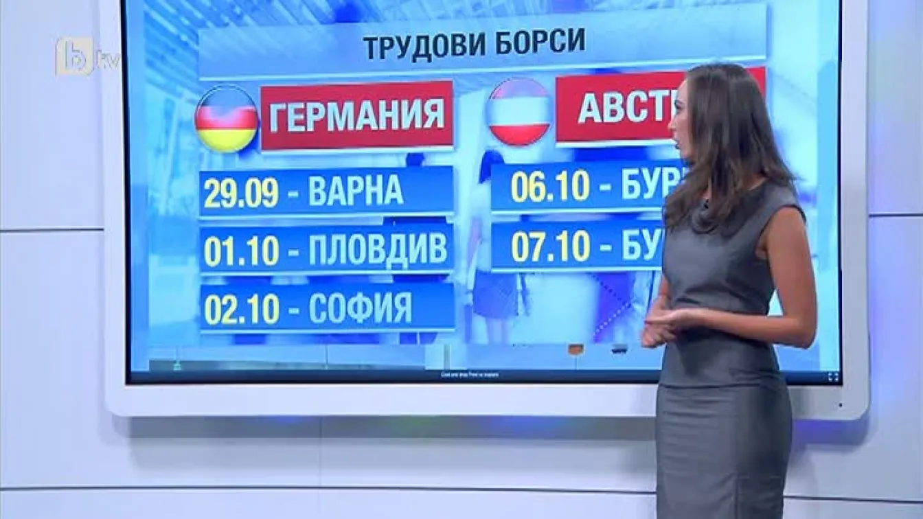 Работни места за българи в Германия и Австрия