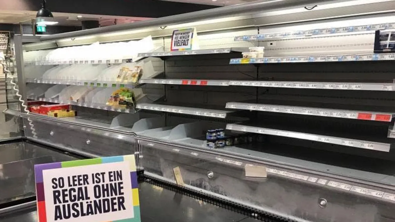 В битка срещу расизма: Германски супермаркет махна чуждите стоки от рафтовете