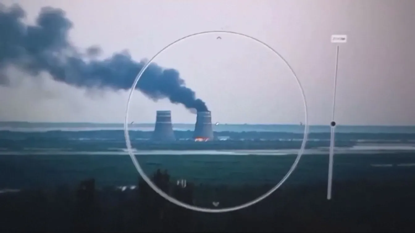 Пожар в Запорожката АЕЦ (ВИДЕО)