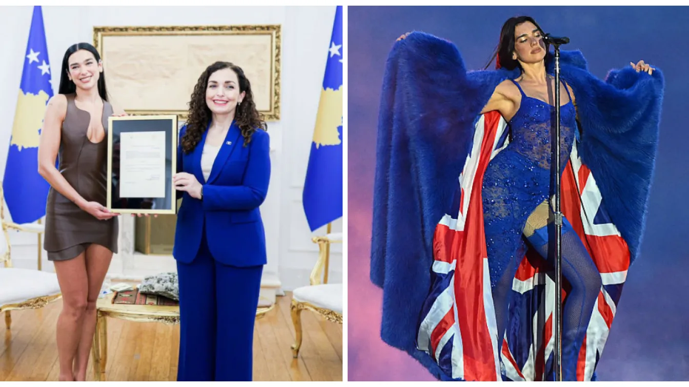 Дуа Липа получи косовско гражданство с президентски указ (СНИМКИ)