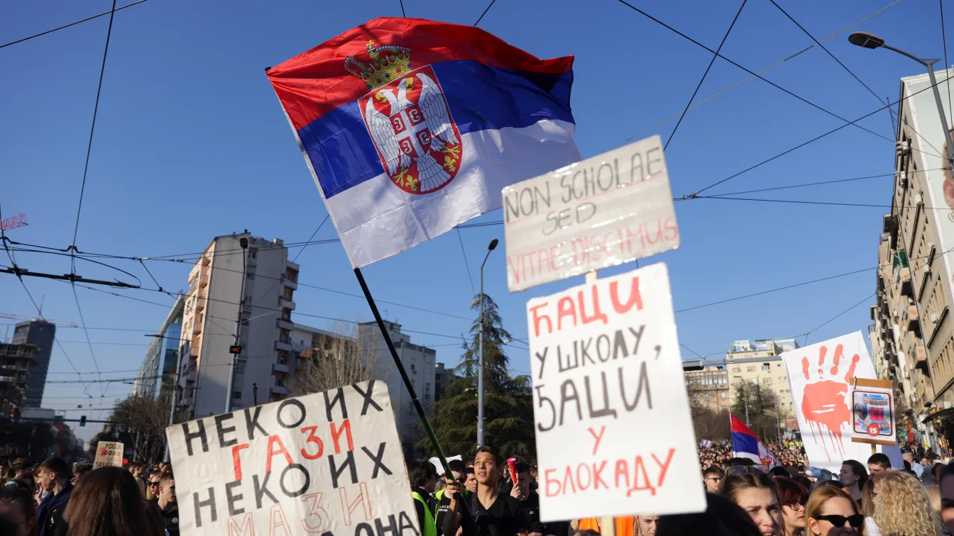За девет месеца в Сърбия са се провели 23 373 протеста