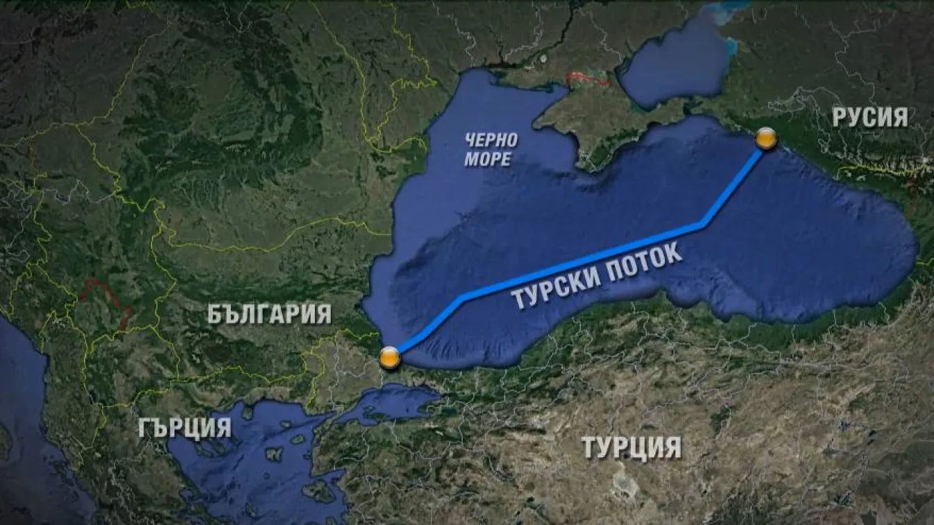 „Газпром“ започна строителството на морския участък на „Турски поток“