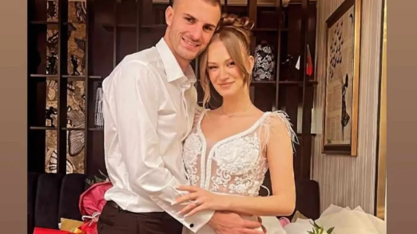 Бивш капитан на ЦСКА вдигна сватба с миска (СНИМКИ)