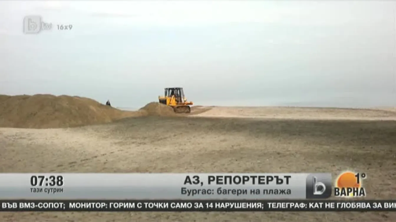 Кадри от Аз, репортерът