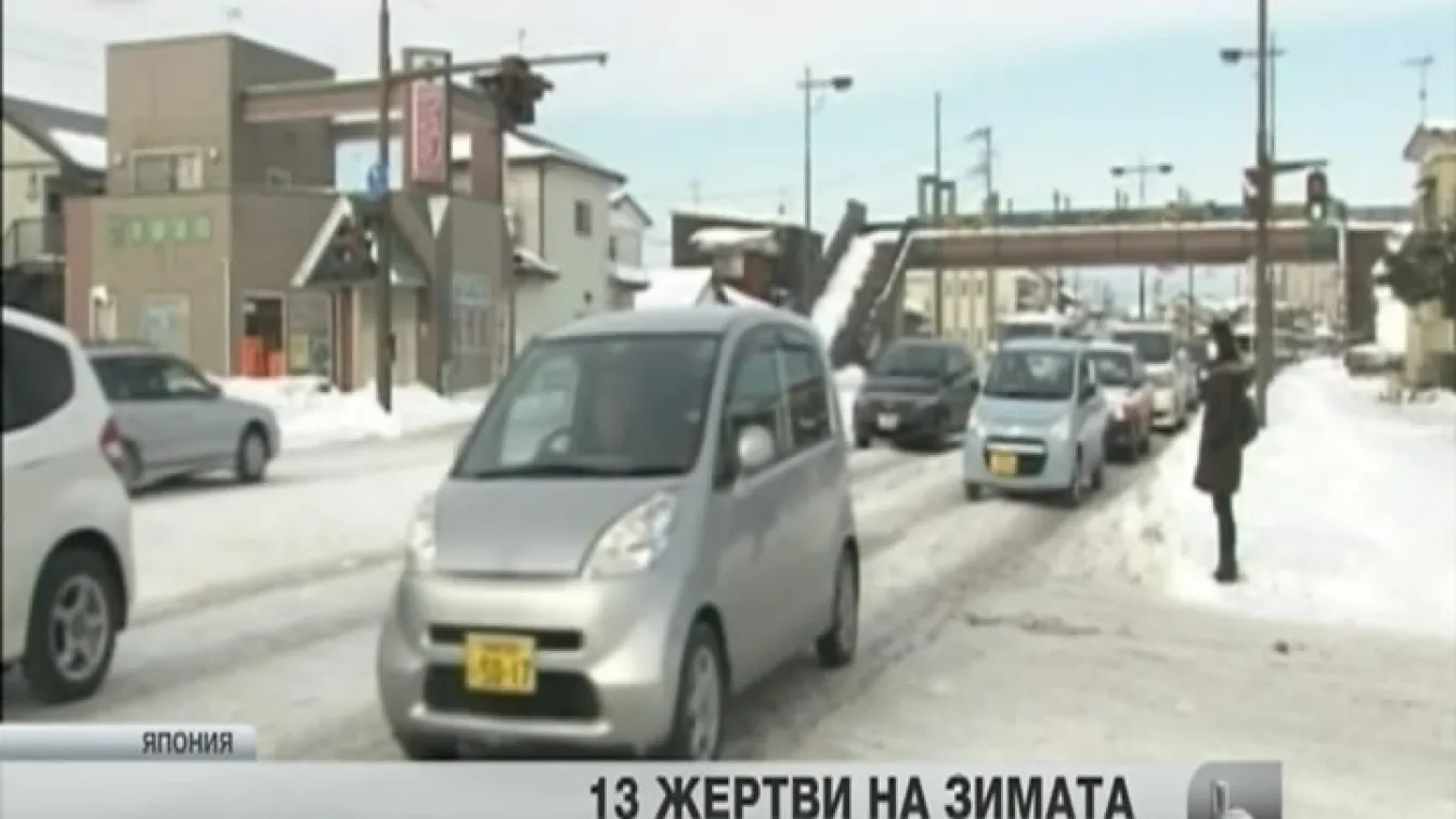 Броят на жертвите на зимата в Япония достигна 13 души