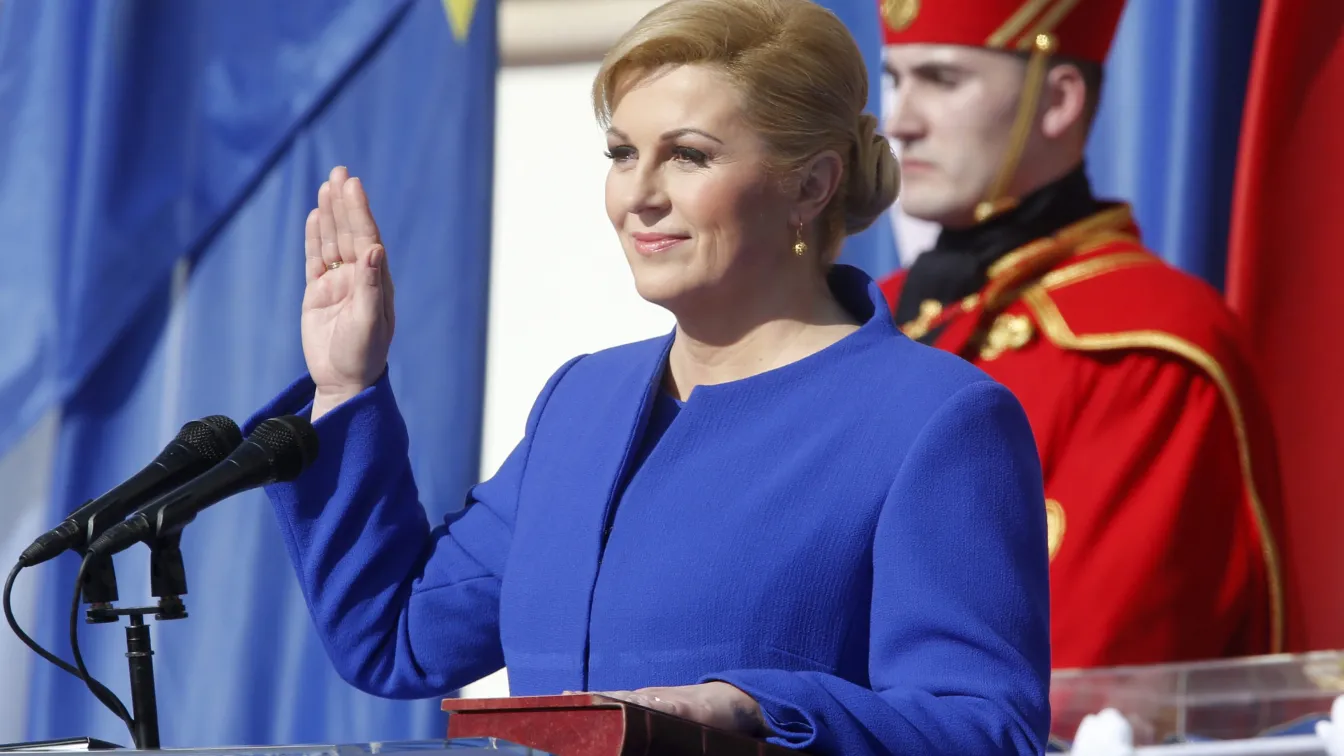 Първата жена президент на Хърватия положи клетва