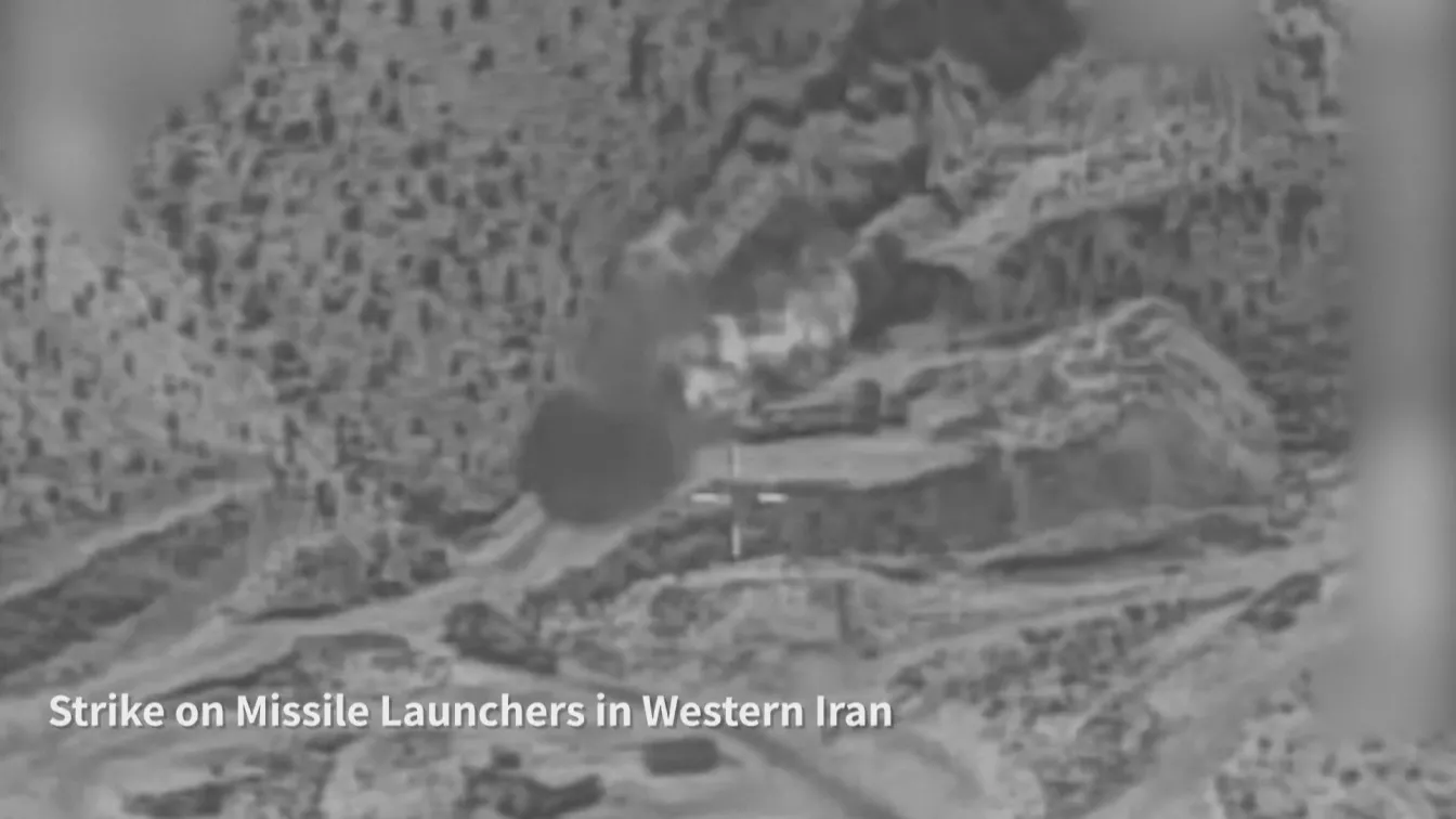Израелската армия публикува кадри, които според нея показват удари по Иран (ВИДЕО)