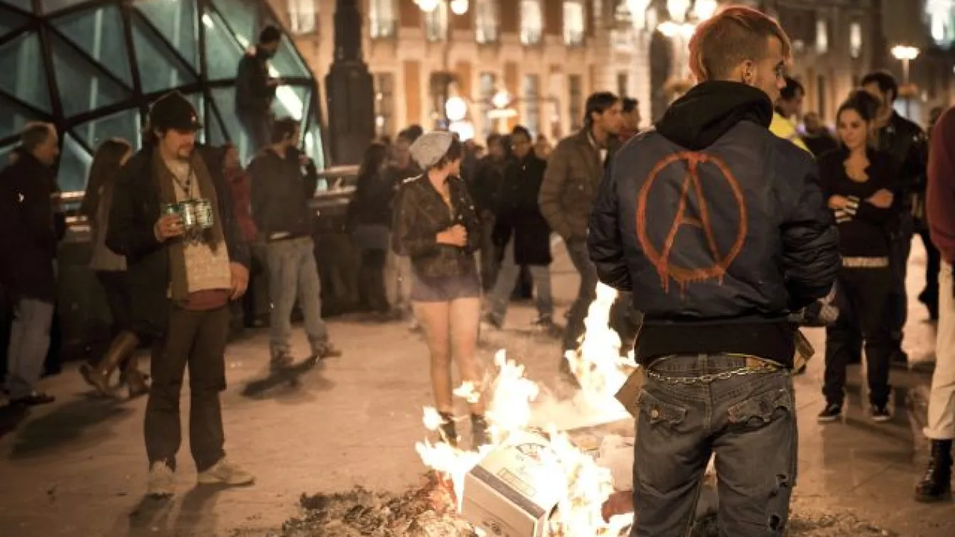 Държавни служители на протест в Барселона