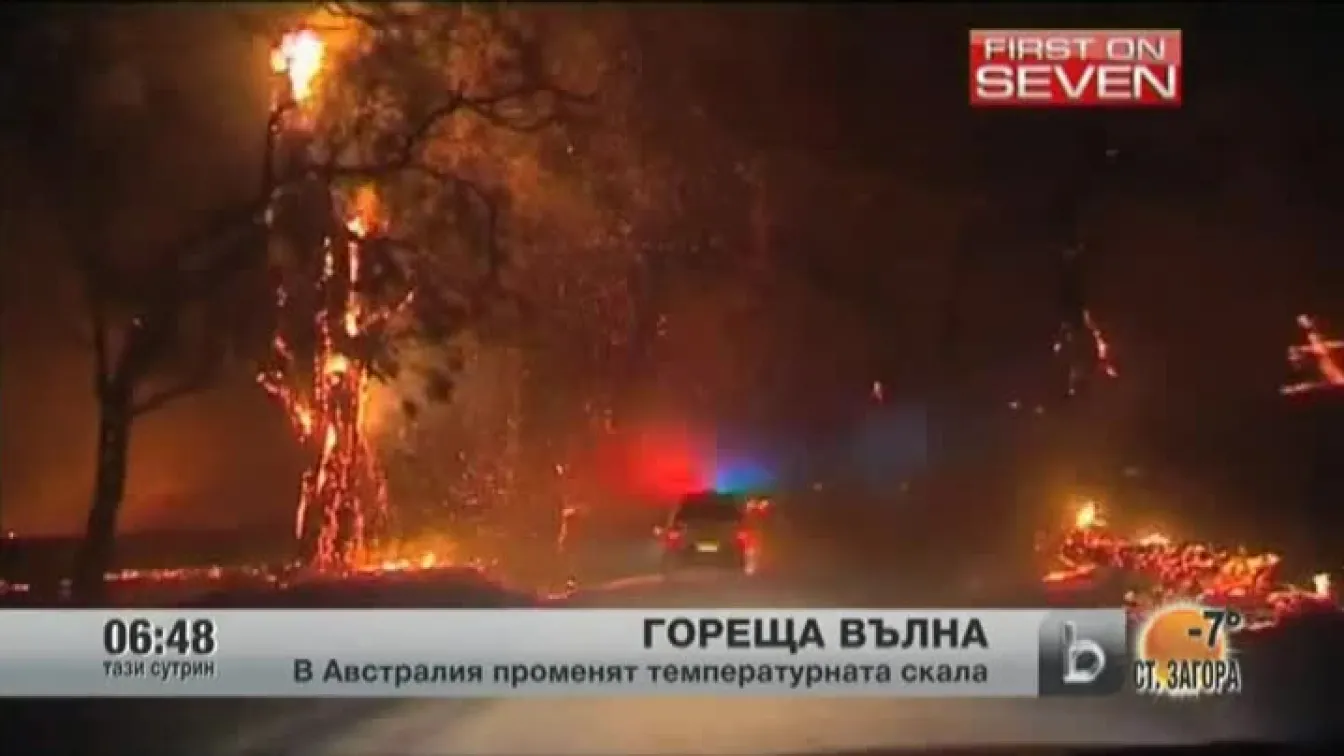 Захлаждане помага за борбата с пожарите в Австралия