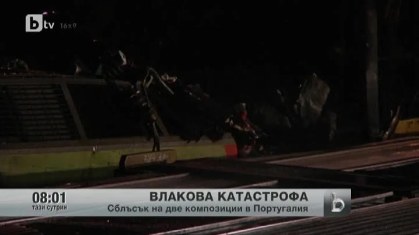 Влакова катастрофа в Португалия