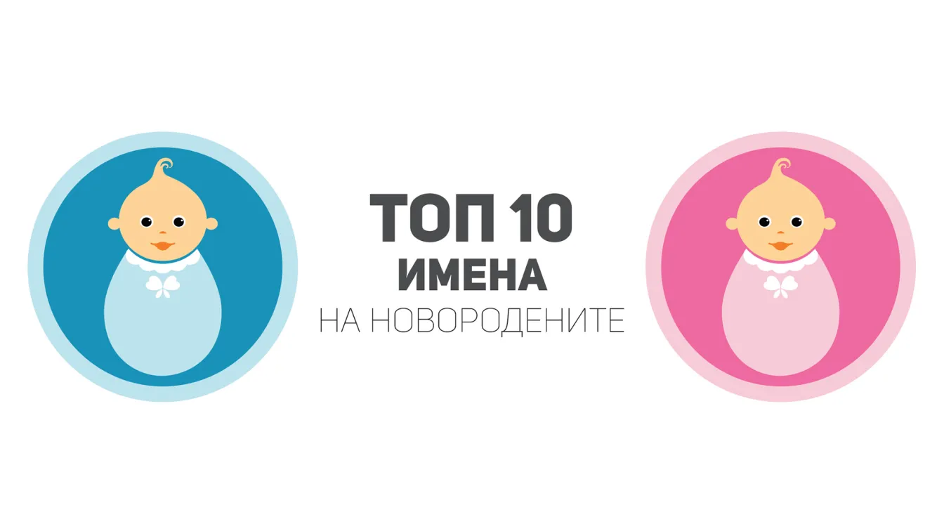Най-популярните имена за новородени момчета и момичета в България през 2017 г.