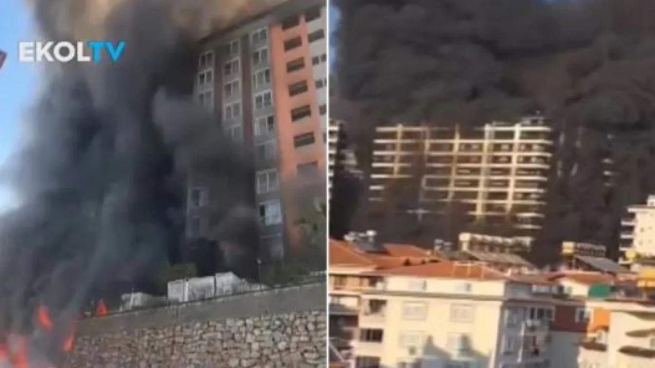 Спасиха блокирани работници при пожар в строящ се хотел (СНИМКИ+ВИДЕО)