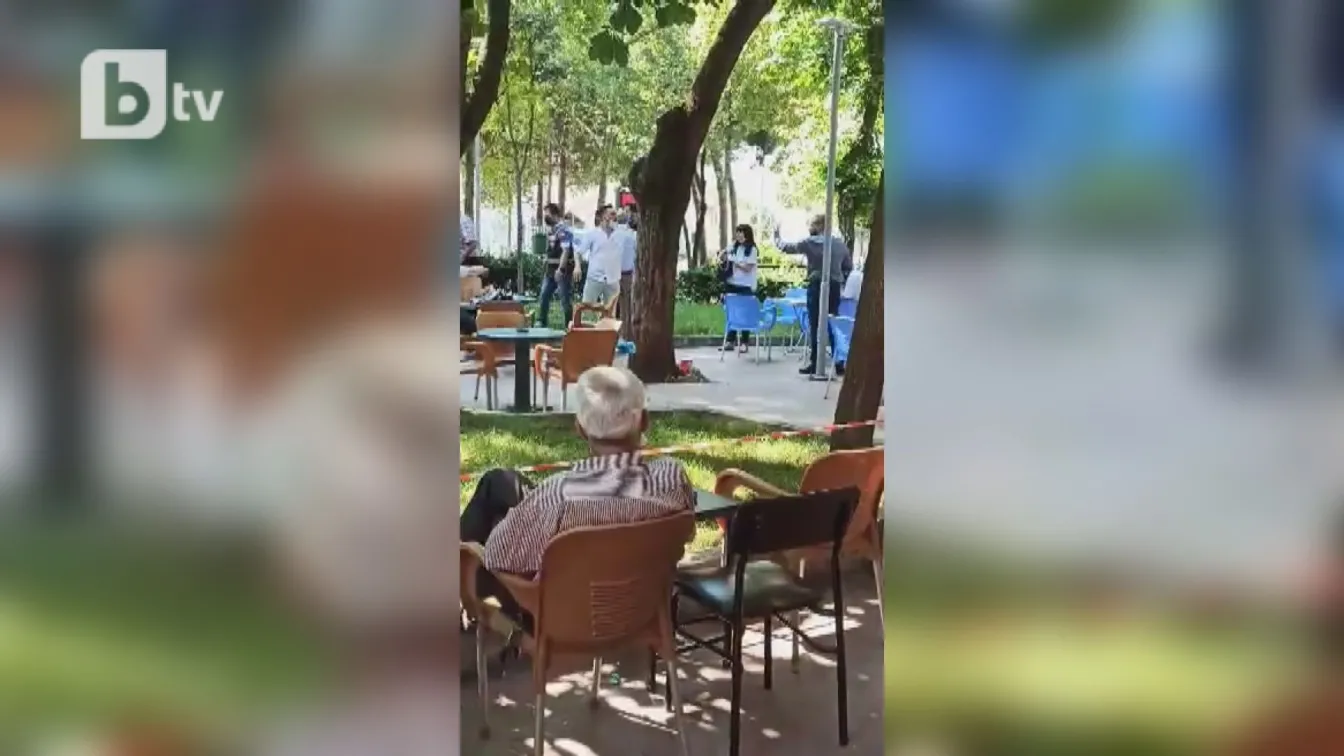 Напрежение между двама българи пред избирателна секция в Бурса (ВИДЕО)