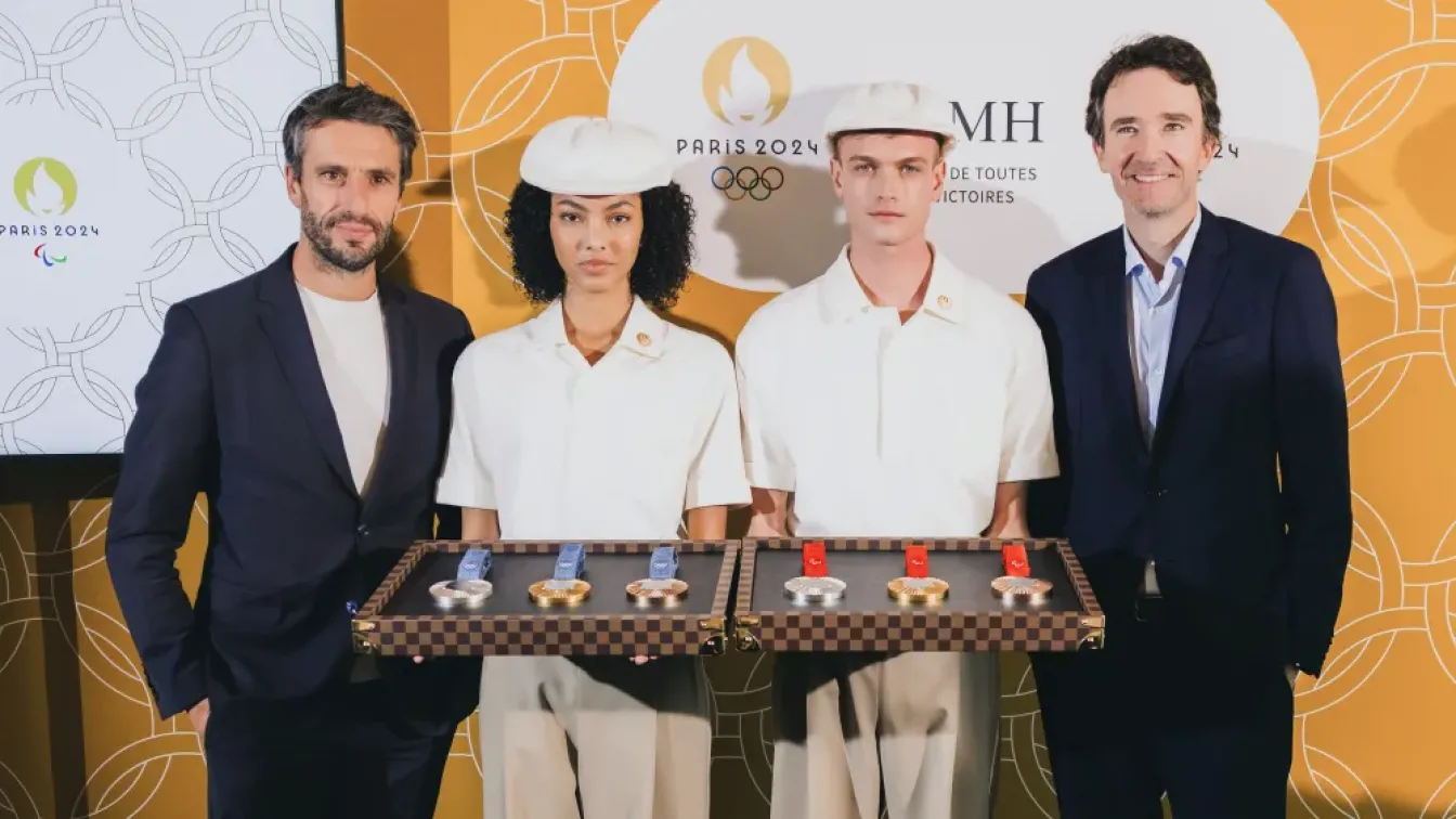 Олимпийците ще получават медалите си от поднос на Louis Vuitton