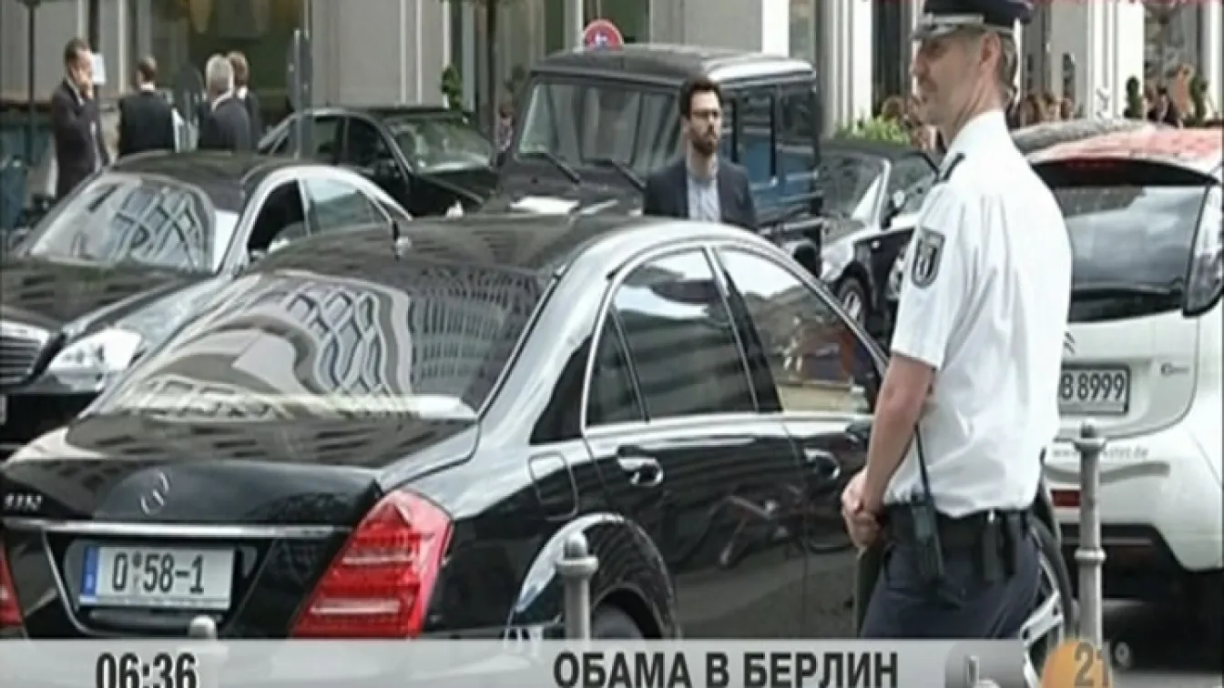 Обама на първото си официално държавно посещение в Германия