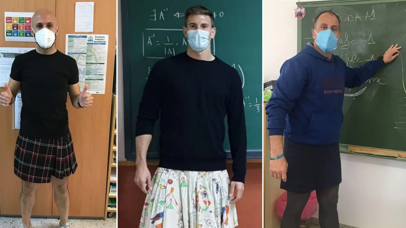 Учители в Испания цял месец ще носят поли в подкрепа на изгонен ученик