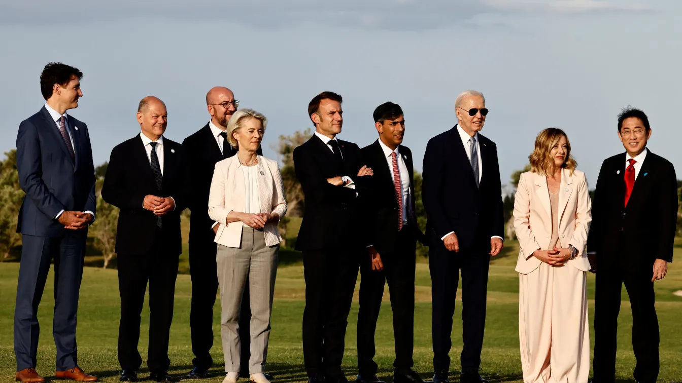 G-7 дава нови 50 млрд. долара на Украйна: Парите са от руските санкции (СНИМКИ)