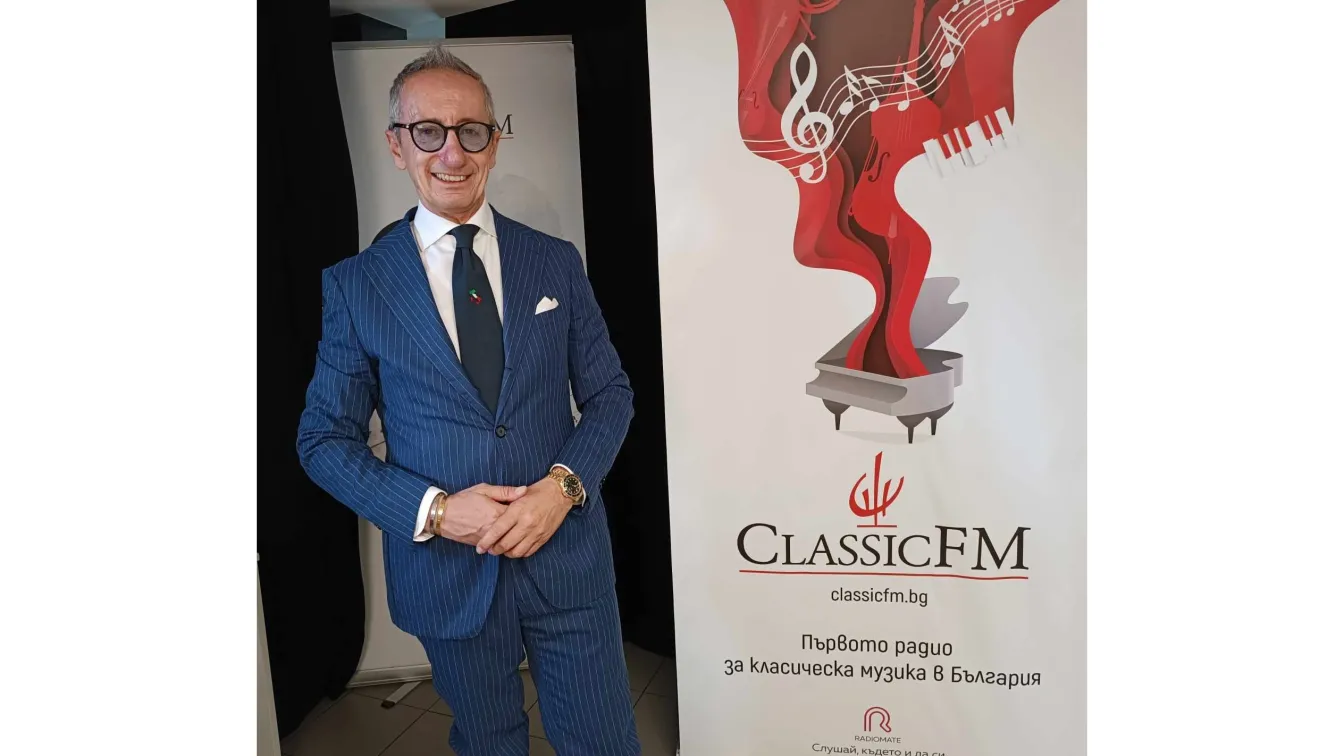 Д-р Роберто Стабиле от „Чинечита̀“ разкрива пред Classic FM нови мостове в киноиндустрията на България и Италия