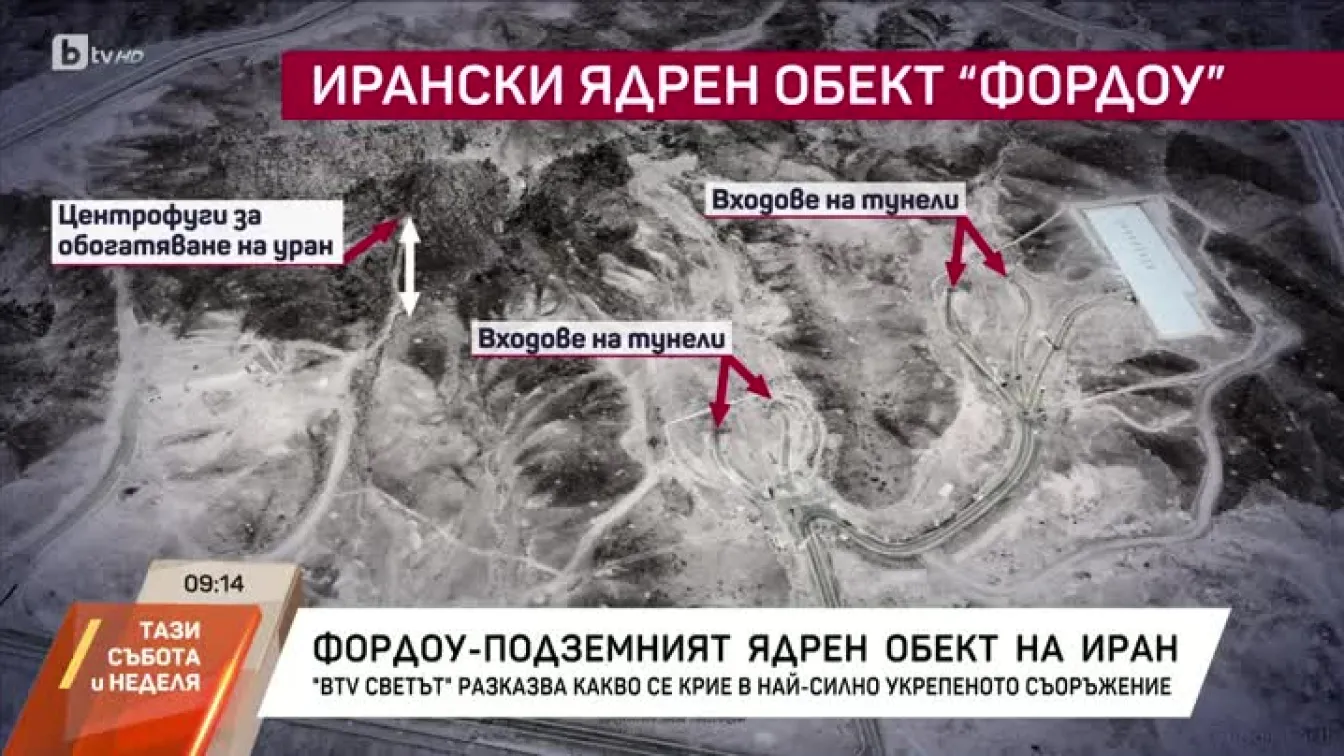 Фордоу - подземният ядрен обект на Иран