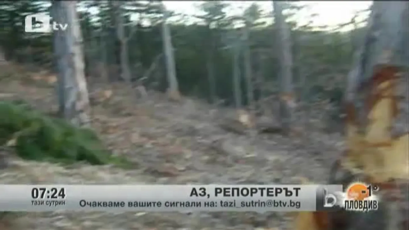 Кадри от Аз, репортерът