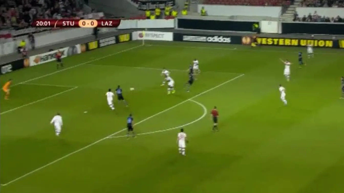 Щутгарт - Лацио 0:1, Едерсон (21)