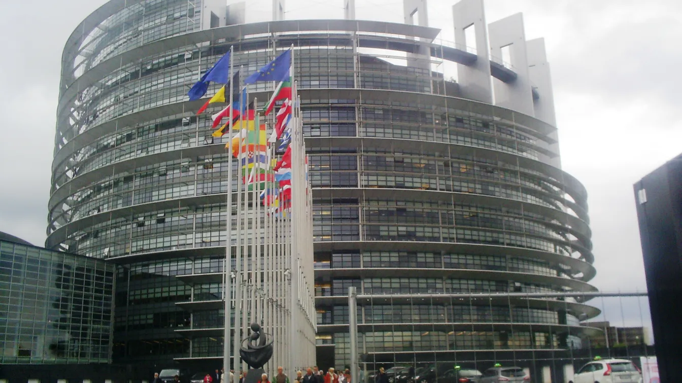 Европейският парламент в Страсбург, Франция