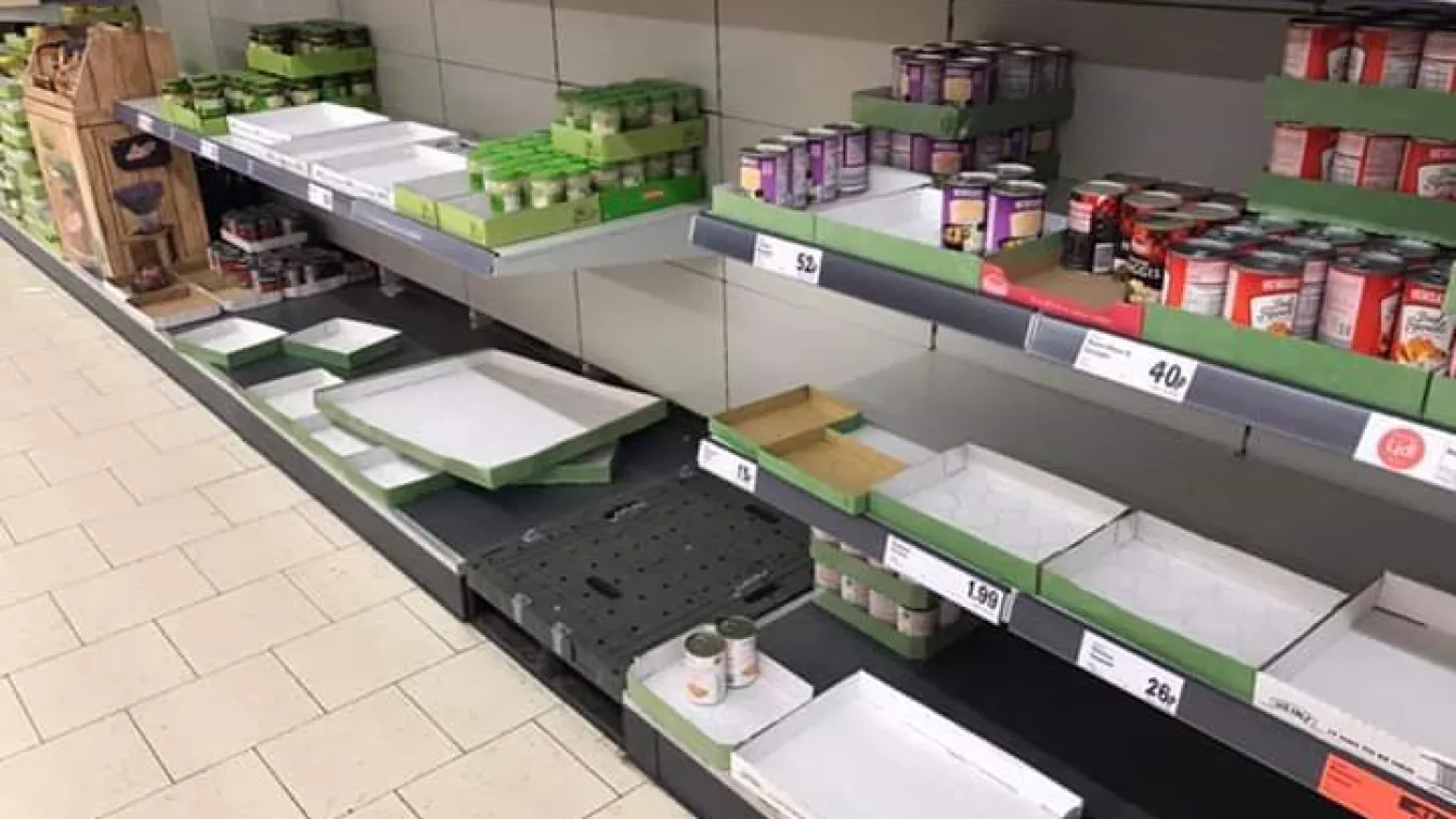 Липса на продукти заради COVID19