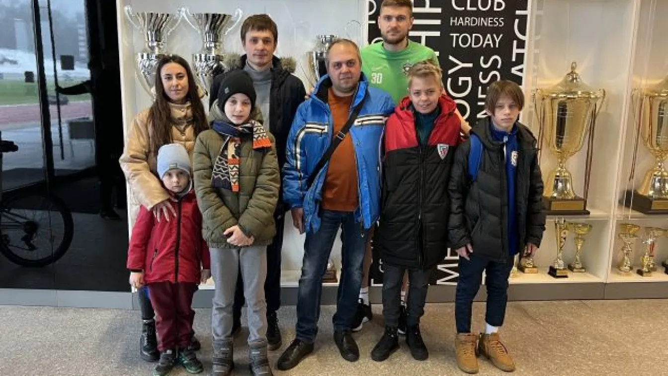 Деца от Украйна тренират в 