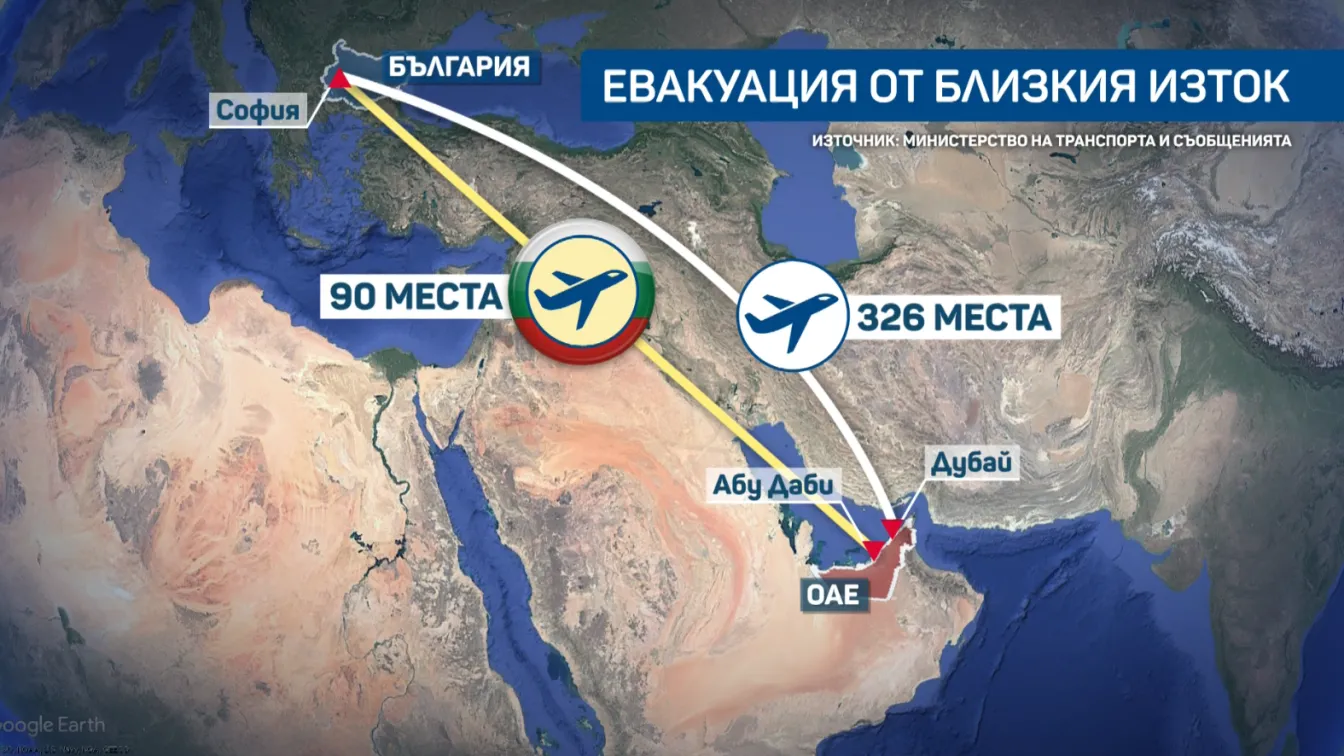 До часове се очакват да кацнат у нас още евакуирани българи от Близкия изток 