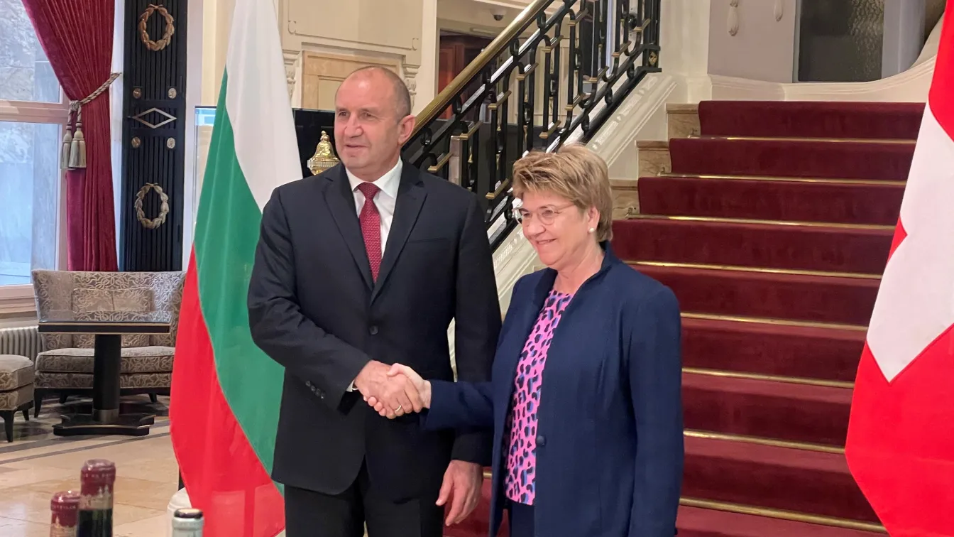 Румен Радев е на посещение в Швейцария