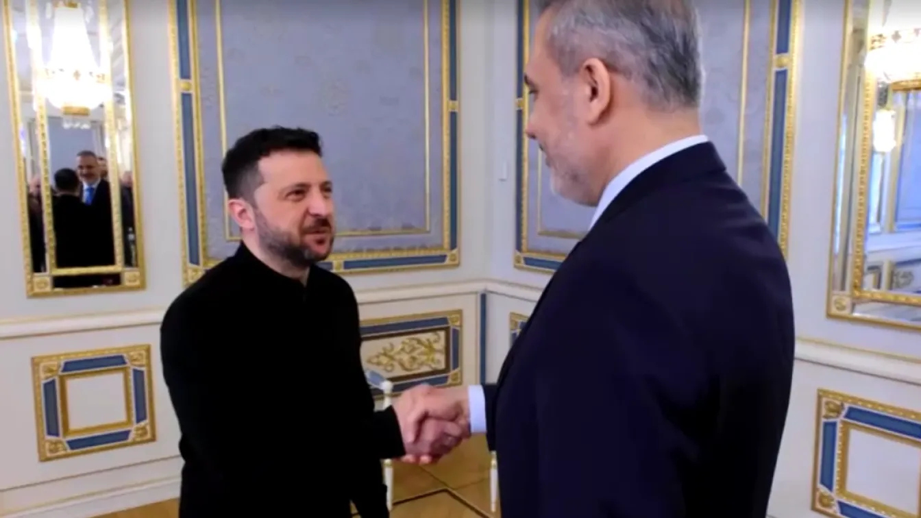Володимир Зеленски се срещна с турския външен министър Хакан Фидан