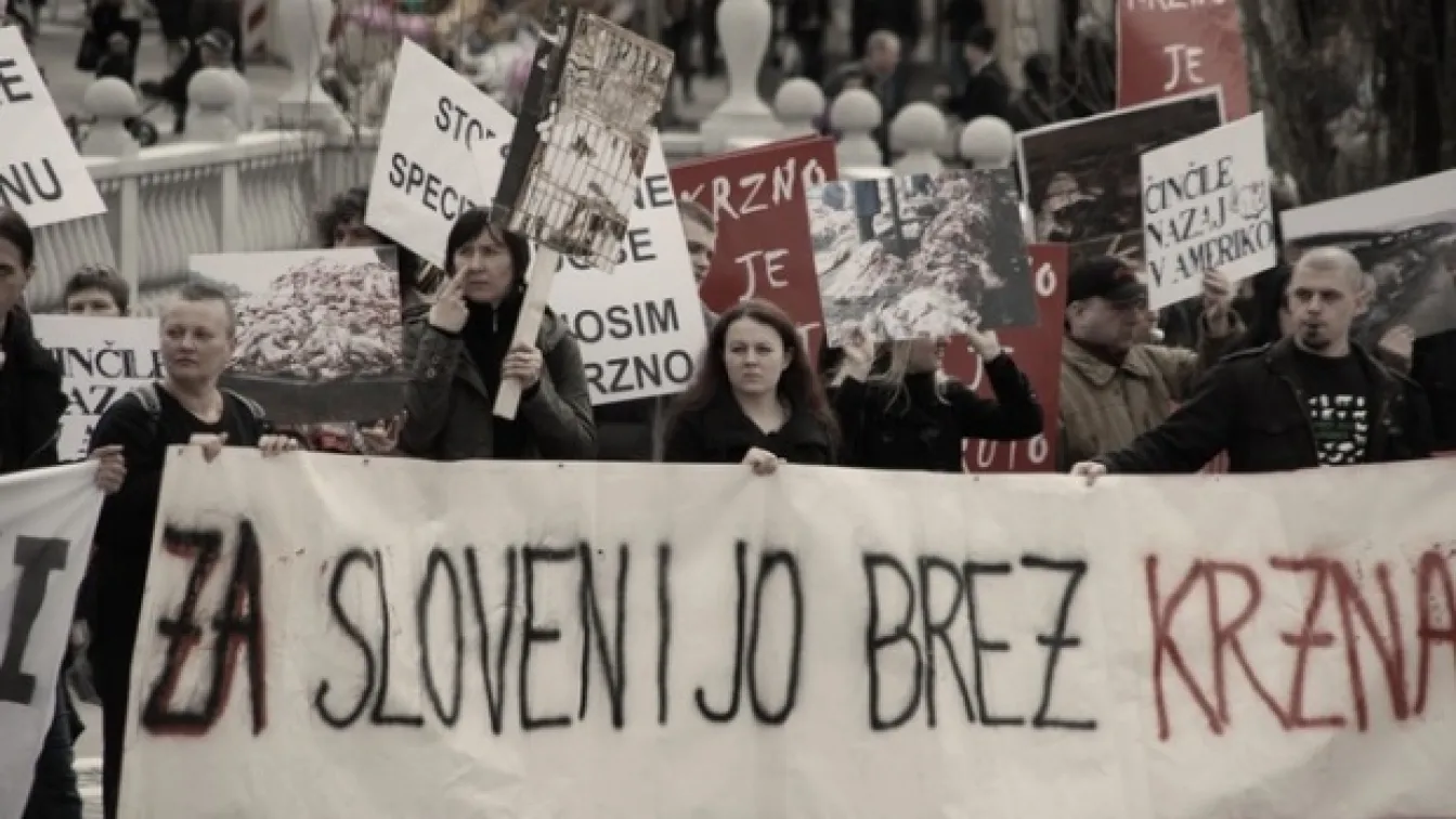 30 000 словенци протестират срещу икономиите в страната