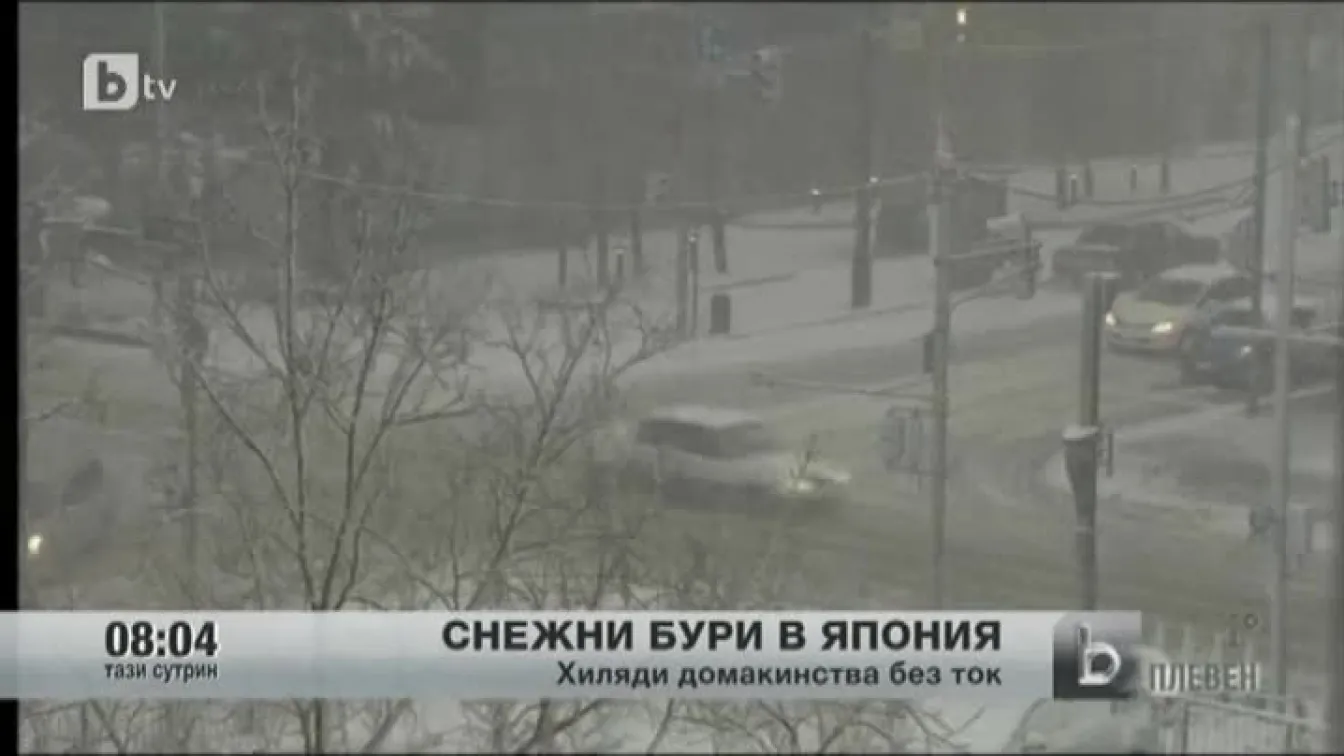 Снежни бури в Япония