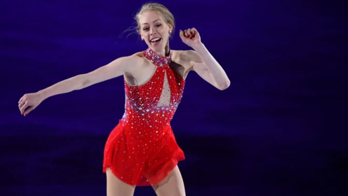 Фигуристка показва програма с цитати от Грета Тунберг