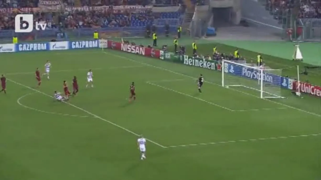Марио Гьоце удвоява за Рома 0:2 Байерн (ВИДЕО)