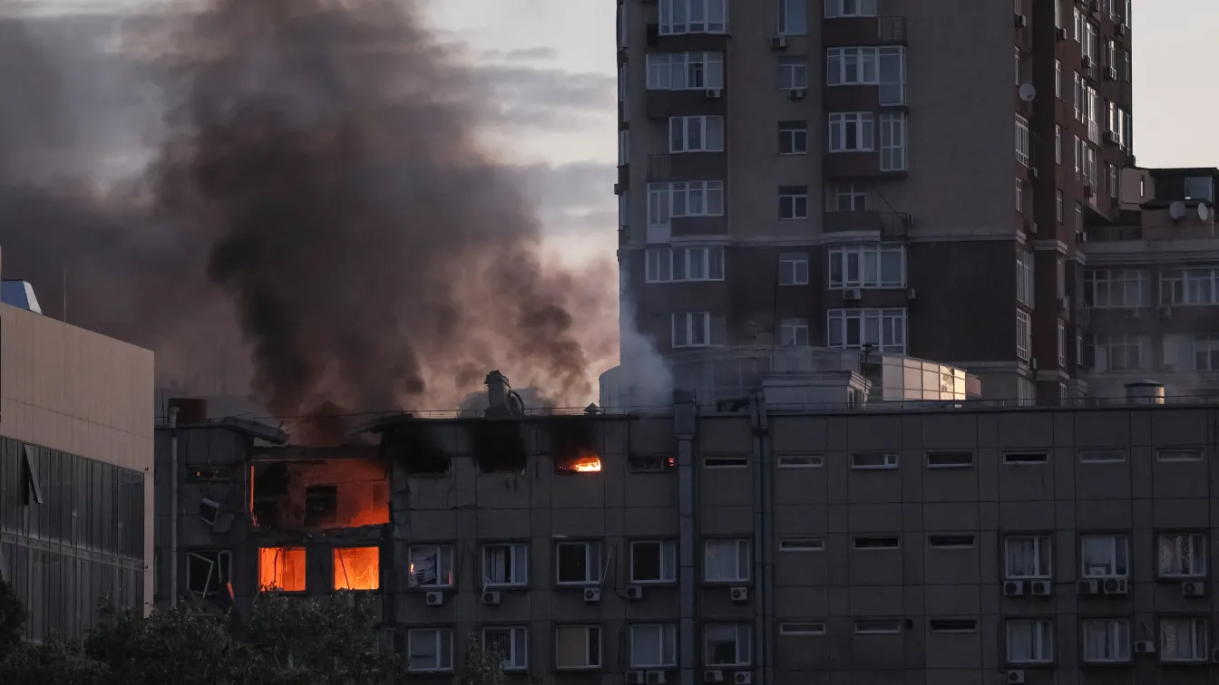 Русия отново атакува Киев с дронове