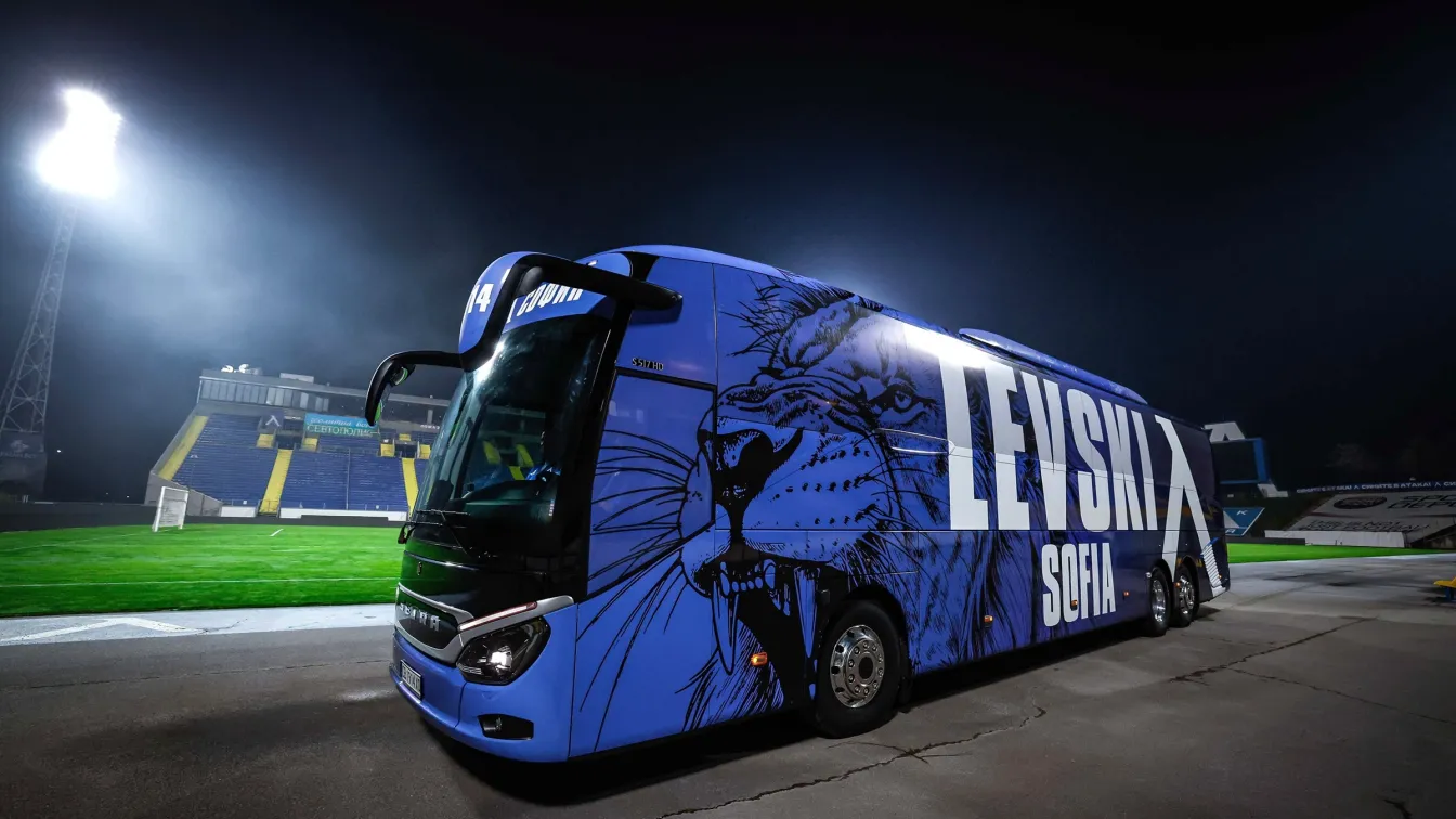SETRA: Новият партньор в пътуванията на ПФК „Левски“ 