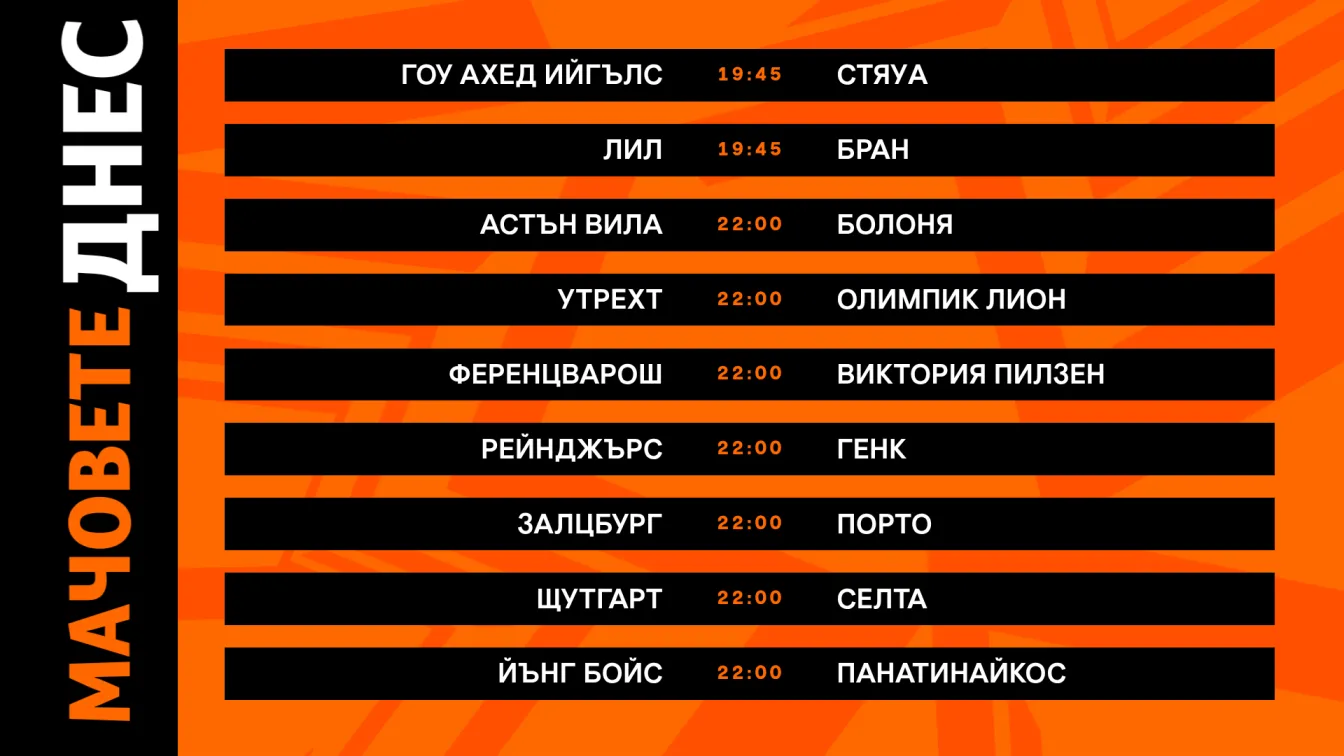 Страхотни дербита и във втория ден на Лига Европа