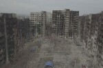 Кадри с дрон показват разрушенията в Мариупол (ВИДЕО)