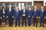 Българският и турският главни прокурори Борислав Сарафов и Мухсин Шентюрк проведоха официална среща в Съдебната палата 