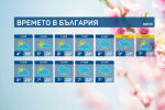 Май започва с лошо време, валежите спират след седмица