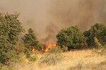 Частично бедствено положение в Любимец и Харманли заради голям пожар