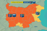Оранжев код за опасни горещини в почти цялата страна утре