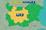 Предупреждение: За утре в 9 области е обявен жълт код за дъжд и гръмотевични бури