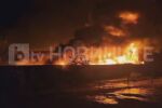 Вагони с дизелово гориво горят в Хасковско (ВИДЕО И СНИМКИ)